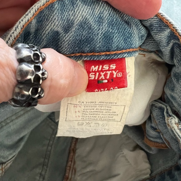 Vintage Miss Sixty Hippie Jeans - Picture 6 of 7